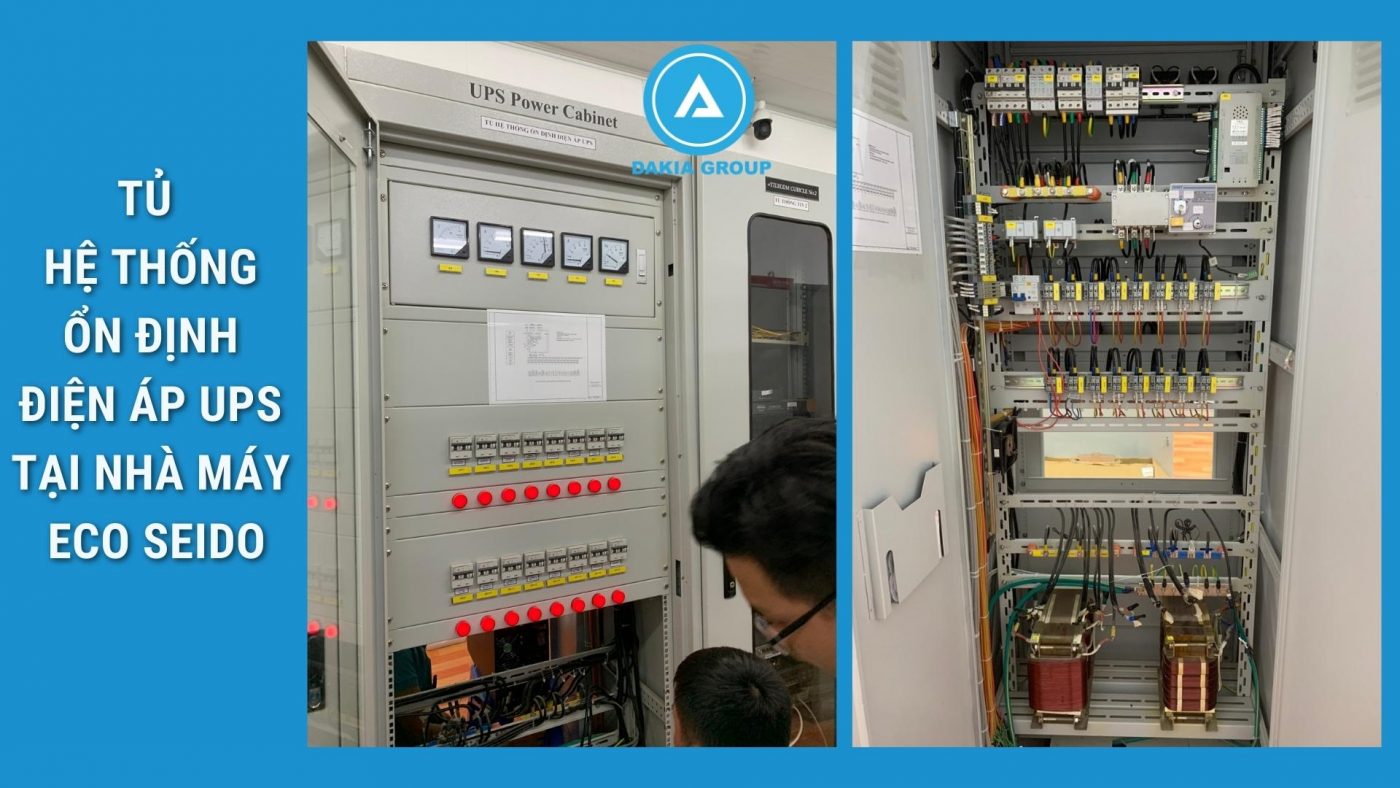 Tủ hệ thống ổn định điện áp UPS tại Nhà máy ECO SEIDO - Bình Thuận