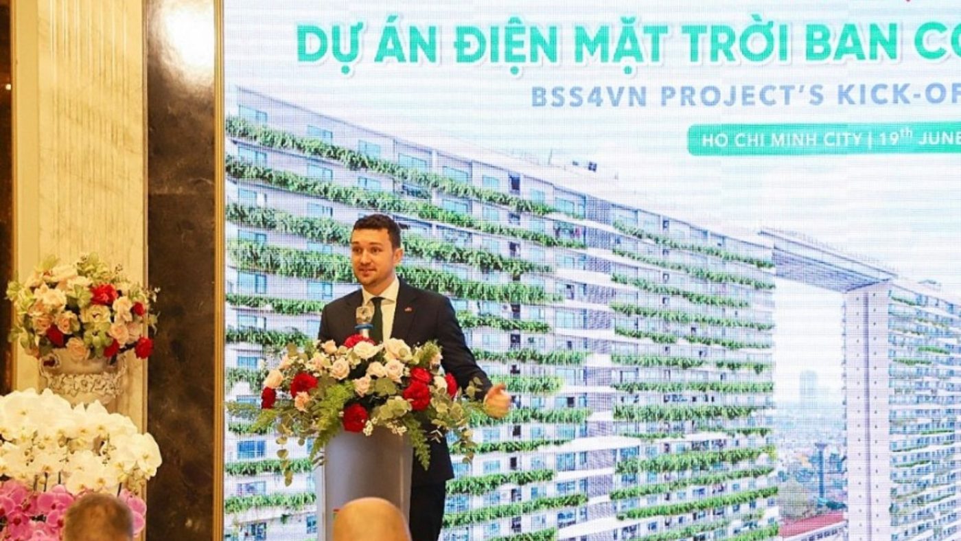 Ông Christopher Scholl – Phó Tổng Lãnh sự quán CHLB Đức tại TP. Hồ Chí Minh (Nguồn: Thời báo tài chính Việt Nam)