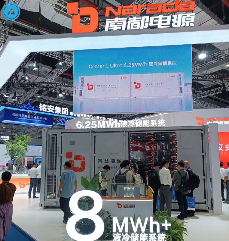 Gian hàng công ty Narada Power tại triển lãm SNEC